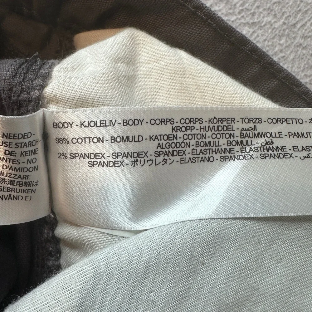 Ariat M4 Pants Mens 34x36 Grey Rebar Relaxed Straight Made Tough Canvas 10030250